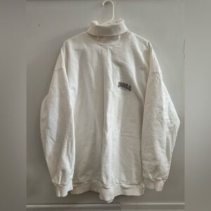 Amazing rare white vintage turtleneck Boca sweatshirt